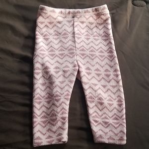 Baby girl size 12-18 months fleece pants
